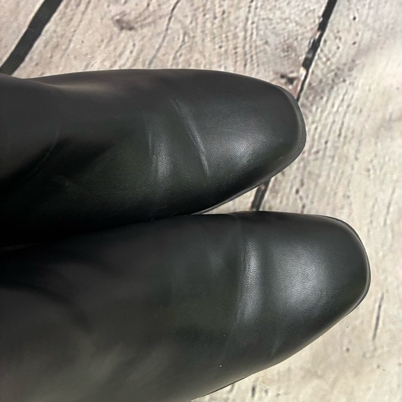 AK Anne Klein‎ Women’s Cara iFlex Black Zipper Heeled Boot Booties Size 9.5 GUC - Picture 9 of 10